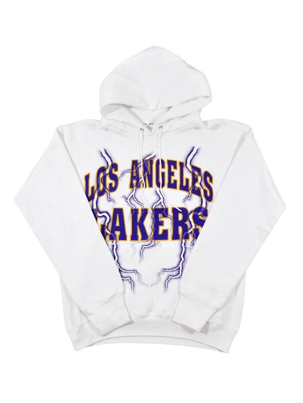 Vintage Los Angeles Lakers NBA Basketball White 90s Sweatshirt Size Small